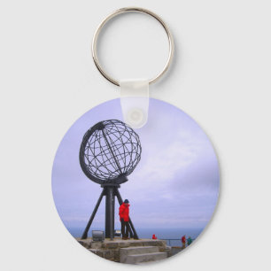 Norwegen, Nordkap, Kugelsymbol Schlüsselanhänger