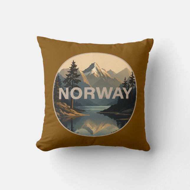 Norwegen Norge Skandinavien Europa Kissen (Vorderseite)