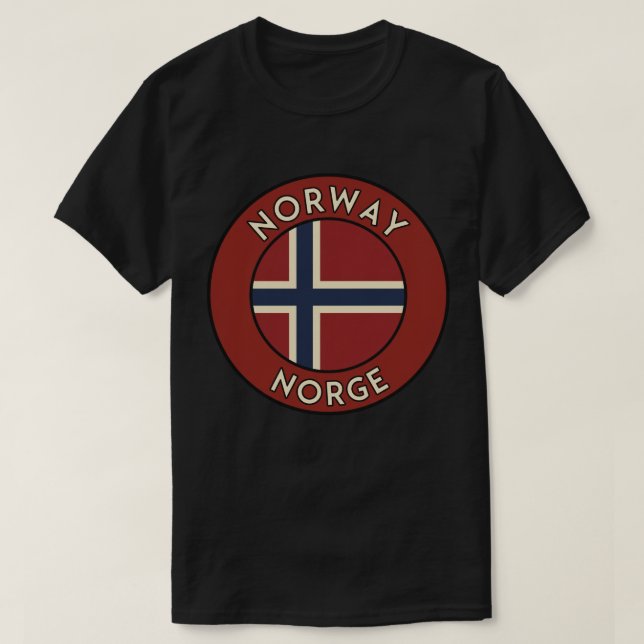 Norwegen Norway T-Shirt (Design vorne)