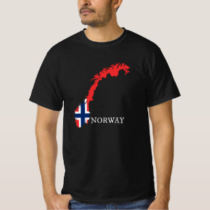 Norwegen - Norwegische Flagge T-Shirt