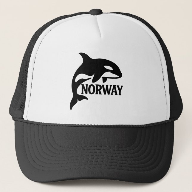 Norwegen Orca Truckerkappe (Vorderseite)