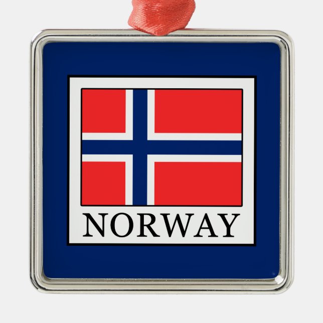 Norwegen Ornament Aus Metall (Vorne)