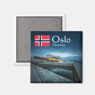 Norwegen Oslo Souvenir Magnet