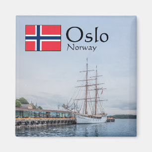 Norwegen Oslo Souvenir Magnet