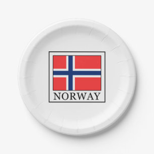 Norwegen Pappteller