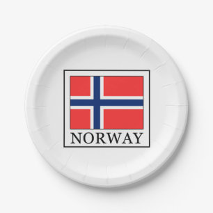 Norwegen Pappteller