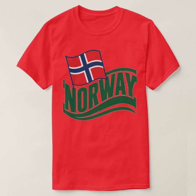 Norwegen Pavillon TShirt (Design vorne)