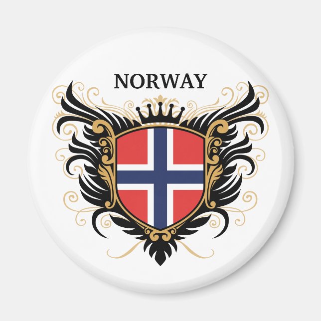 Norwegen [personalisieren] magnet (Vorne)