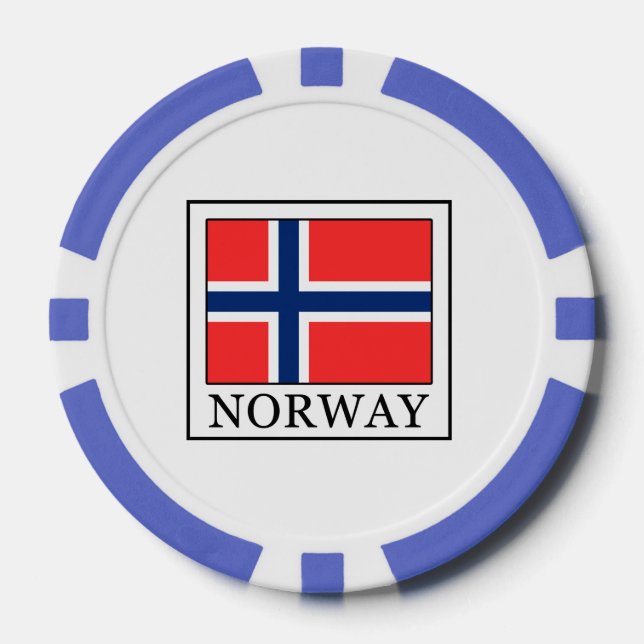 Norwegen Pokerchips (Vorderseite)