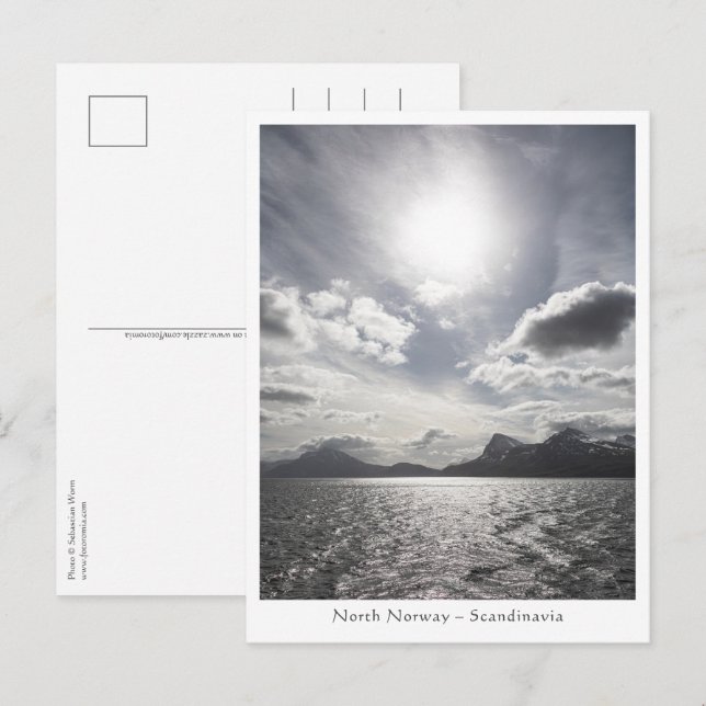 Norwegen Postkarte (Vorne/Hinten)