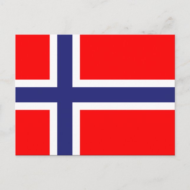 Norwegen Postkarte (Vorderseite)