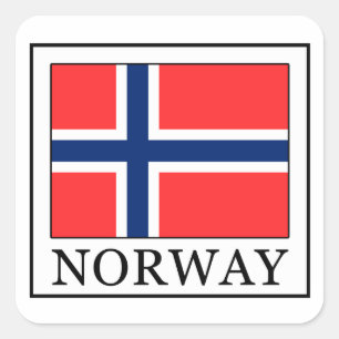 Norwegen Quadratischer Aufkleber