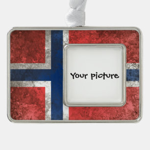 Norwegen Rahmen-Ornament Silber