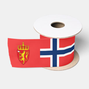 Norwegen-Schleife, Emblem, patriotisch, norwegisch Satinband