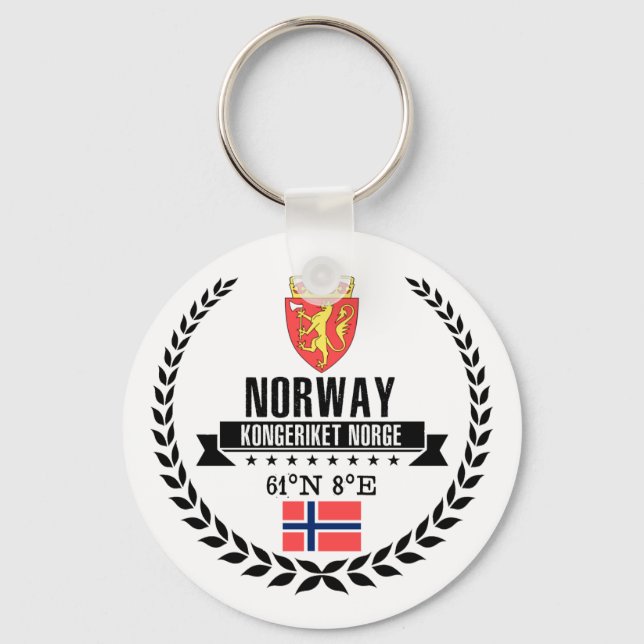 Norwegen Schlüsselanhänger (Vorderseite)