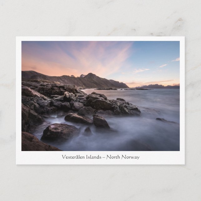 Norwegen Seascape Postkarte (Vorderseite)