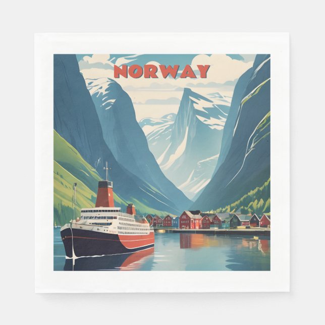 Norwegen Serviette (Vorderseite)