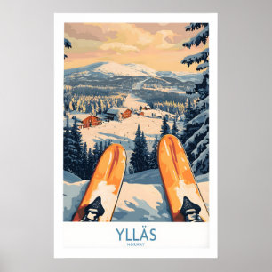 Norwegen Skifahren Wandkunst 1 Poster
