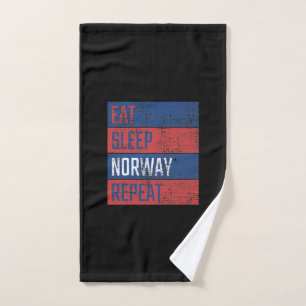 Norwegen - Sleep Norwegen Wiederholung Handtuch
