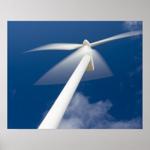 Norwegen, Sogn og Fjordane. Windmühle am Krà Yen. Poster