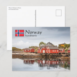 Norwegen Souvenir Postkarte