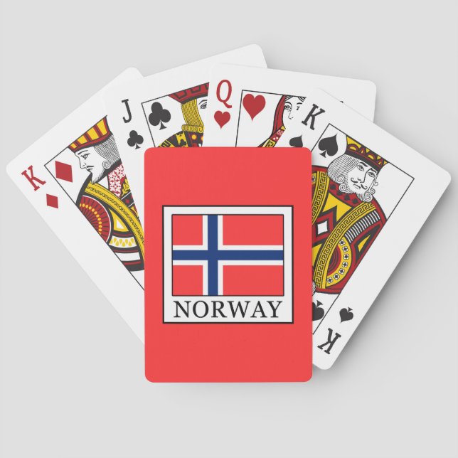 Norwegen Spielkarten (Rückseite)