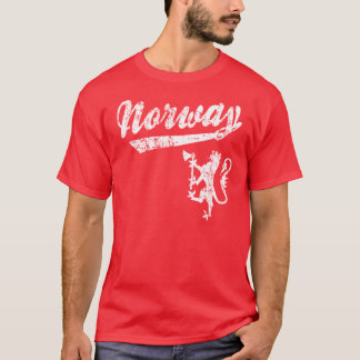 Norwegen Sportlicher Stil T-Shirt