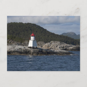 Norwegen, Stavanger. Ansichten entlang des Lysefjo Postkarte