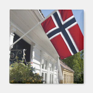 Norwegen, Stavanger. Historische Innenstadtansicht Magnet
