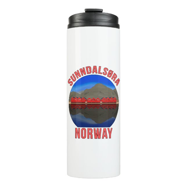 Norwegen Sunndalsøra Travel Norwegisch Thermosbecher (Vorderseite)