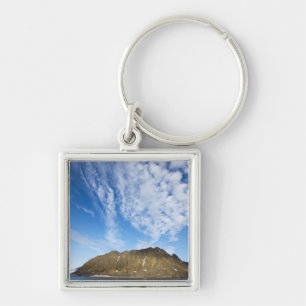 Norwegen, Svalbard, Wolken über steilen Klippen Schlüsselanhänger