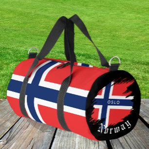Norwegen-Tasche, Oslo, Reise, Norwegische Flagge Duffle Bag