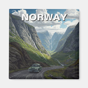 Norwegen Trollstigen Magnet