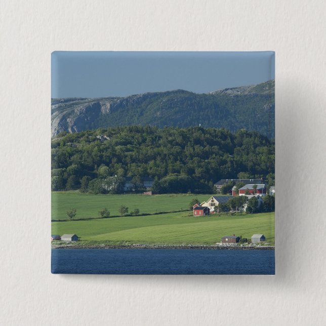 Norwegen, Trondheimsforden, Trondheim. Typisch Button (Vorderseite)
