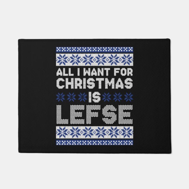 Norwegen Ugly Christmas Fußmatte (Vorderseite)