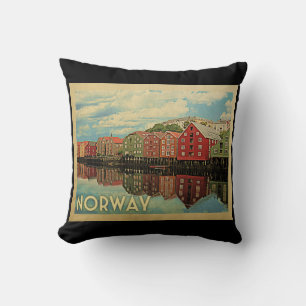 Norwegen Vintage Travel Kissen