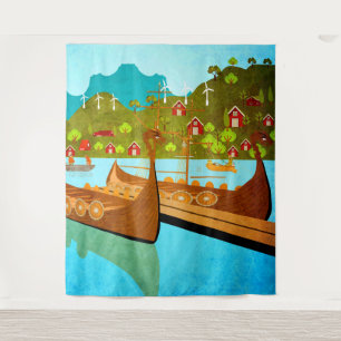 Norwegen Wandteppich