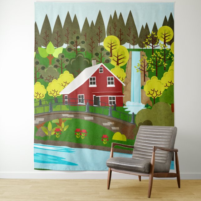 Norwegen Wandteppich (Beispiel)