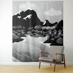 Norwegen Wandteppich