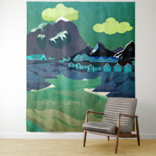 Norwegen Wandteppich
