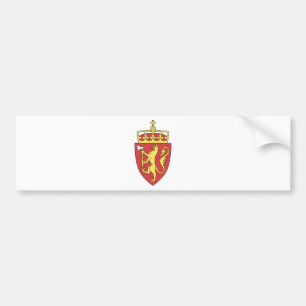Norwegen-Wappen Autoaufkleber