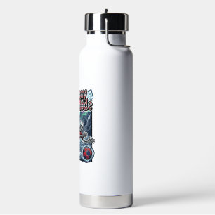 Norwegen Ziel Modus Skelett Stürmer Nationen Stree Trinkflasche