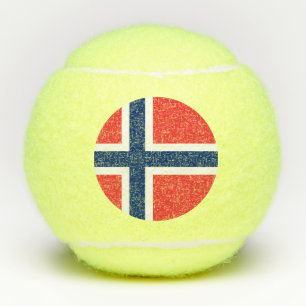 Norwegenflagge Tennisbälle