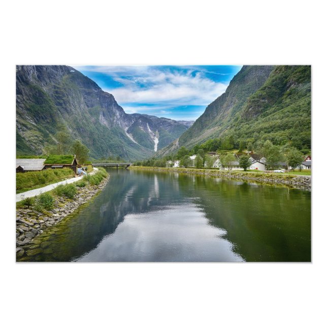 Norwegenlandschaft Fotodruck (Vorne)