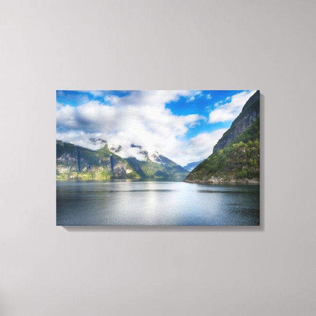 Norwegenlandschaft Leinwanddruck (Vorderseite)