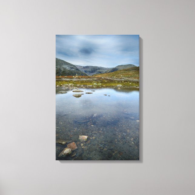 Norwegenlandschaft Leinwanddruck (Vorderseite)