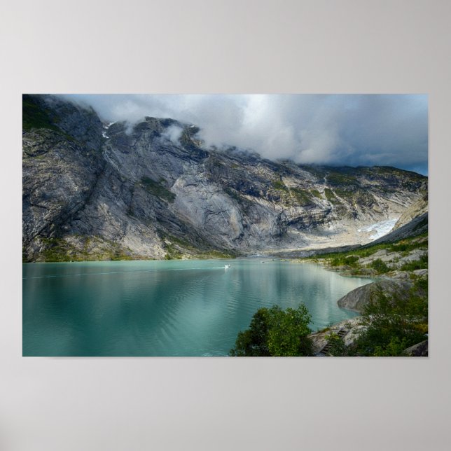Norwegenlandschaft Poster (Vorne)