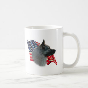 Norweger Elkhound Flagge Kaffeetasse