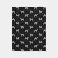 Norweger Elkhound Silhouette-Muster