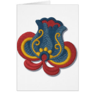 Norweger Rosemaling Tulpe